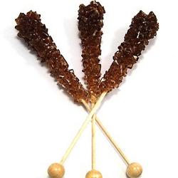 Kandiszucker braun am Holzstäbchen