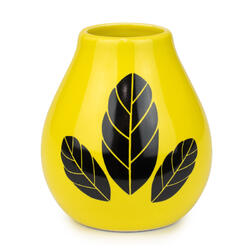 Kalebasse aus Keramik - gelb 350 ml