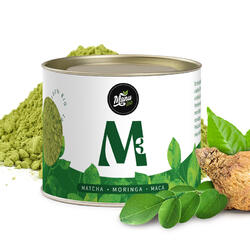 M3 – MATCHA, MORINGA, MACA BIO - Geschenkdose 40 g